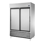 True TSD-47-HC - Refrigerator, (2) stainless steel sliding doors, stainless steel front